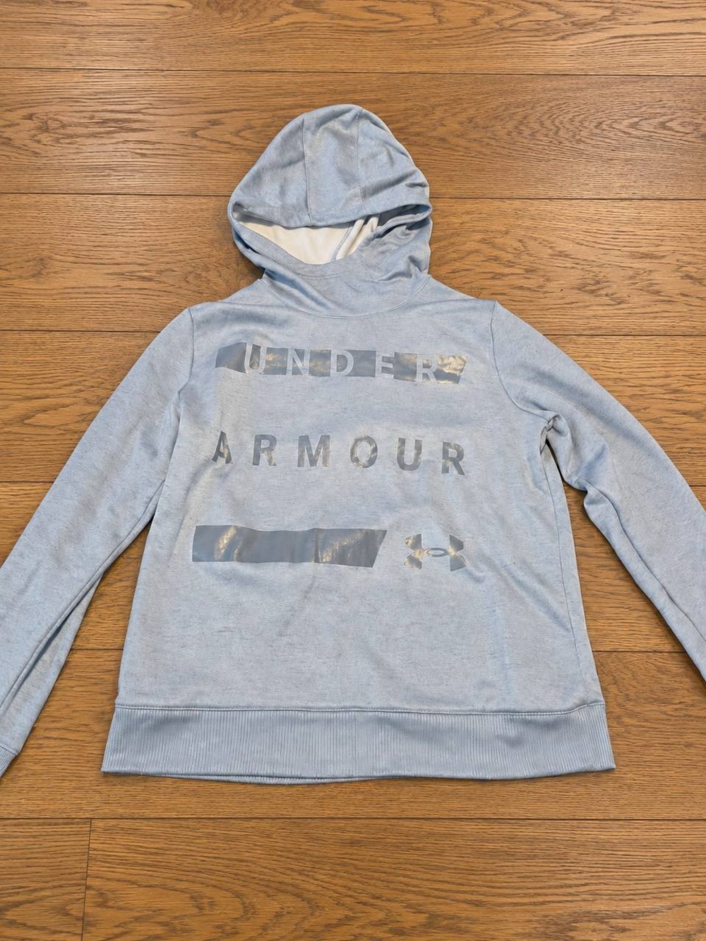 Under Armour Men's Light Blue Hoodie - Soft Pullover Sweatshirt